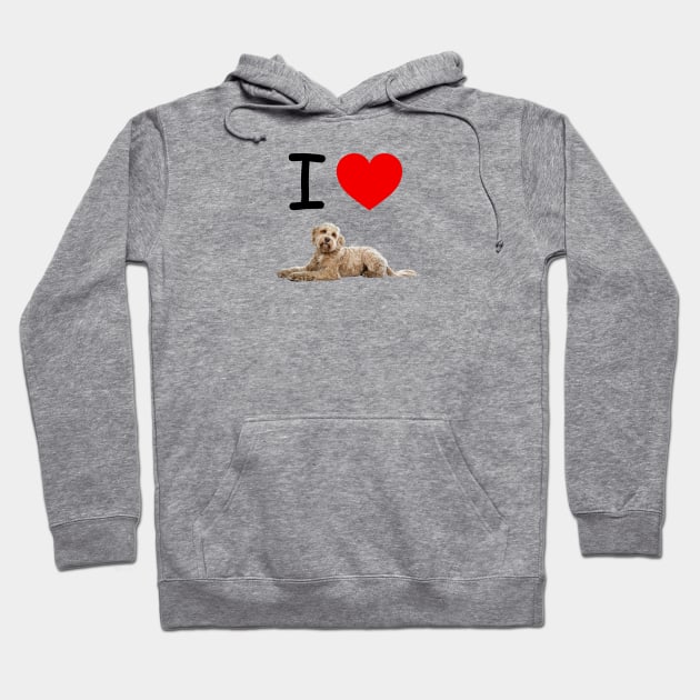 I HEART GOLDEN DOODLE Hoodie by EmoteYourself